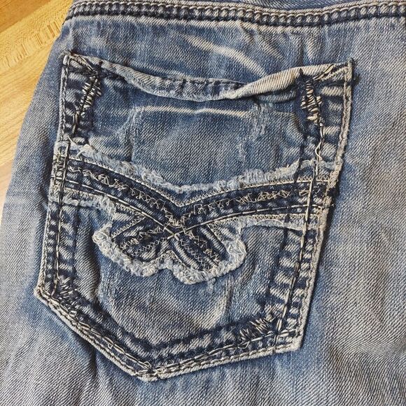 Helix Men's Jeans Size 29x30 Medium Wash Relaxed Fit Straight Leg - Picture 13 of 16